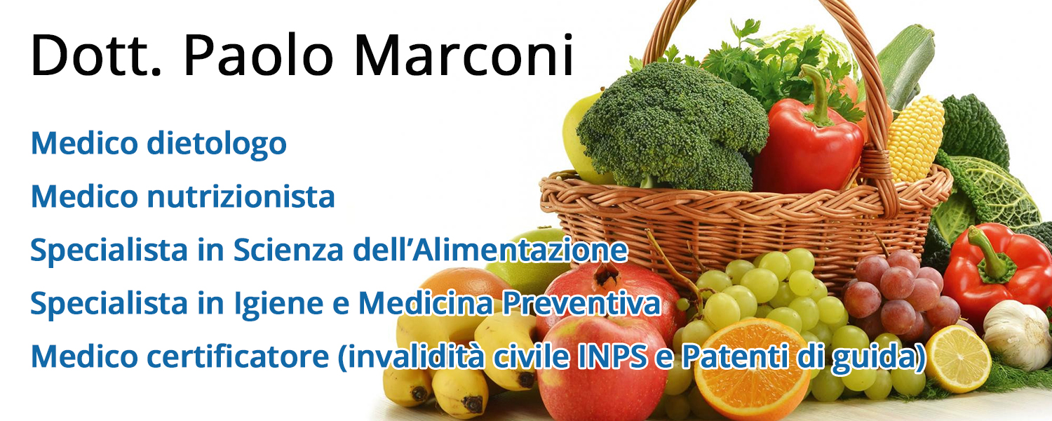 Dr. Paolo Marconi Dietologia e Nutizione